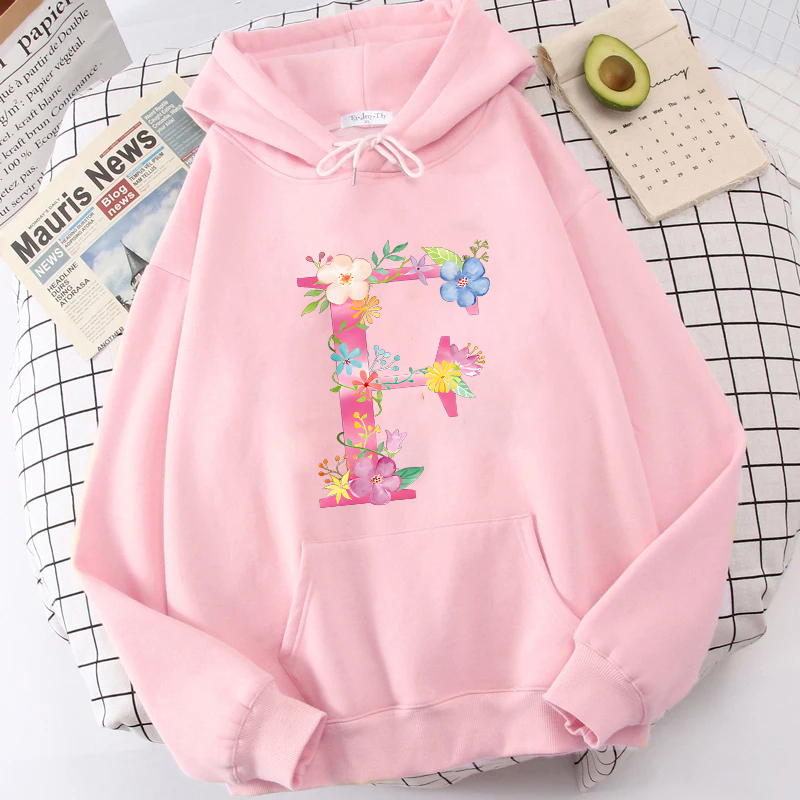 26 Alphabet A-Z Pink Flower Le - مراجعة Winter Clothing Essential وسعره