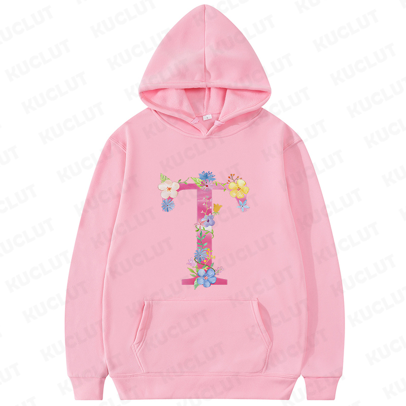 26 Alphabet A-Z Pink Flower Le - مراجعة Winter Clothing Essential وسعره