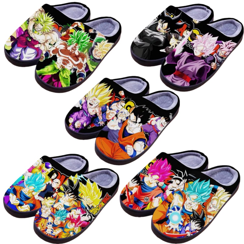 Anime Dragon Ball Plush Slippe - مراجعة Winter Clothing Cute وسعره