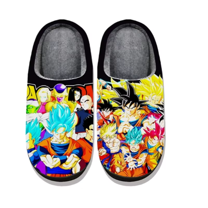 Anime Dragon Ball Plush Slippe - مراجعة Winter Clothing Cute وسعره