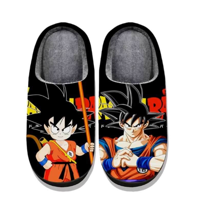 Anime Dragon Ball Plush Slippe - مراجعة Winter Clothing Cute وسعره