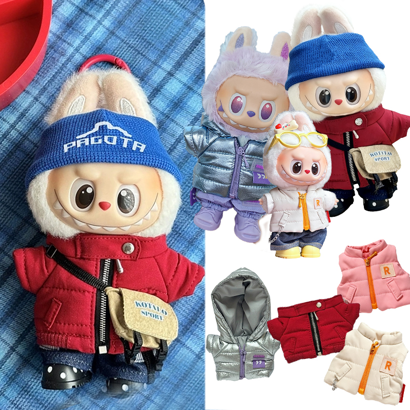 For 15 17cm Labubu Doll Winter - مراجعة Jacket Winter Clothing وسعره