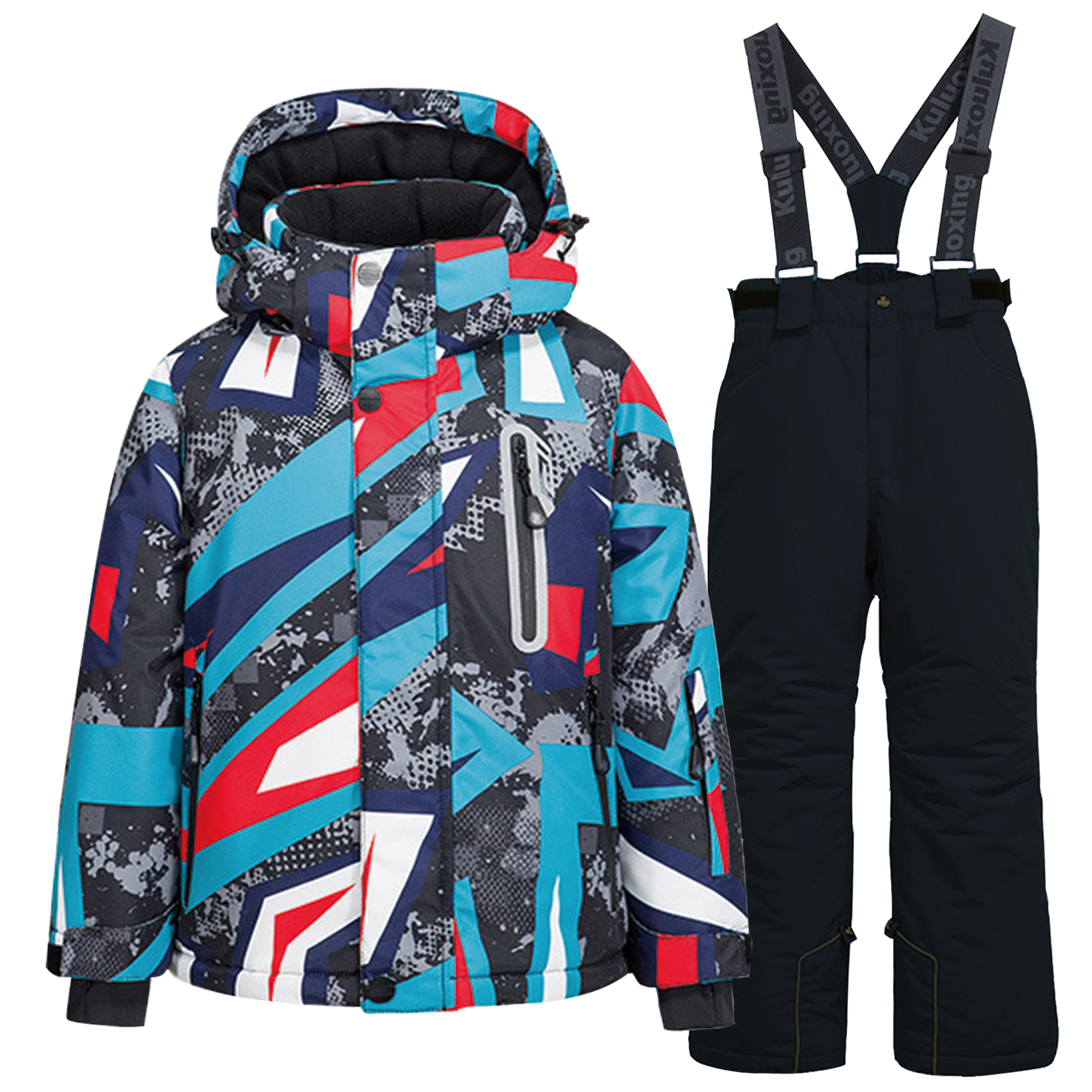 Kids Ski Suit,Warm Waterproof  - مراجعة Winter Clothing For Boys وسعره