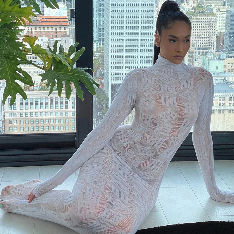 See Through Long Dress Women S - مراجعة Winter Clothing H&M وسعره